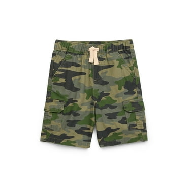Wonder Nation Toddler Boys Cotton Cargo Shorts, Sizes 12M-5T