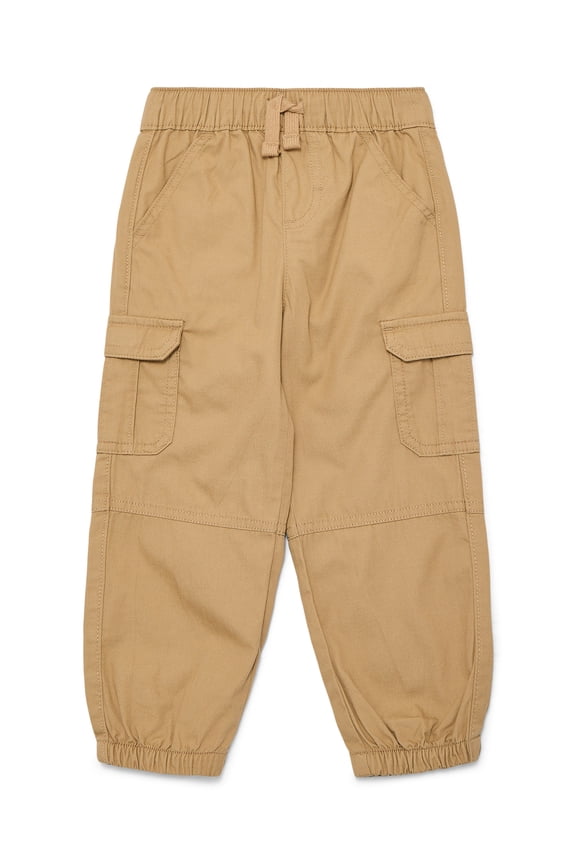 Baby and Toddler Boys Cotton Cargo Jogger Pants, Sizes 12M-5T
