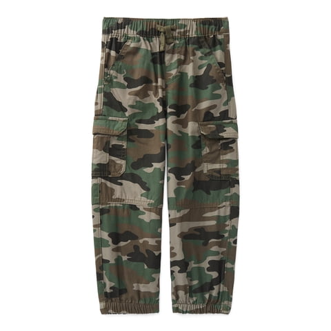 Baby and Toddler Boys Cotton Cargo Jogger Pants, Sizes 12M-5T
