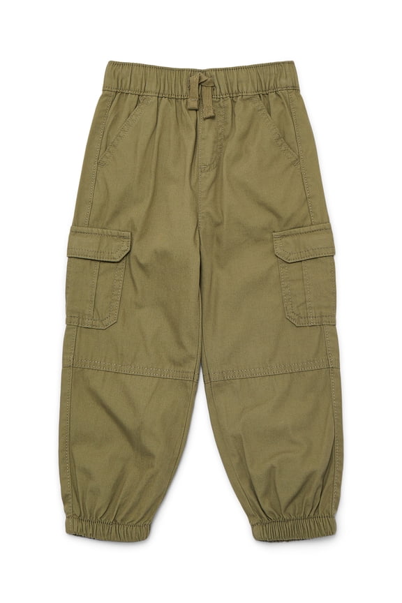 Baby and Toddler Boys Cotton Cargo Jogger Pants, Sizes 12M-5T