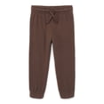 thumbnail image 1 of Wonder Nation Toddler Fleece Joggers, Sizes 12M-5T, 1 of 3