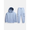 thumbnail image 1 of Wonder Nation Toddler Boys Fleece Hoodie and Cargo Pants Set, 2 Piece, Sizes 12M-5T, 1 of 5