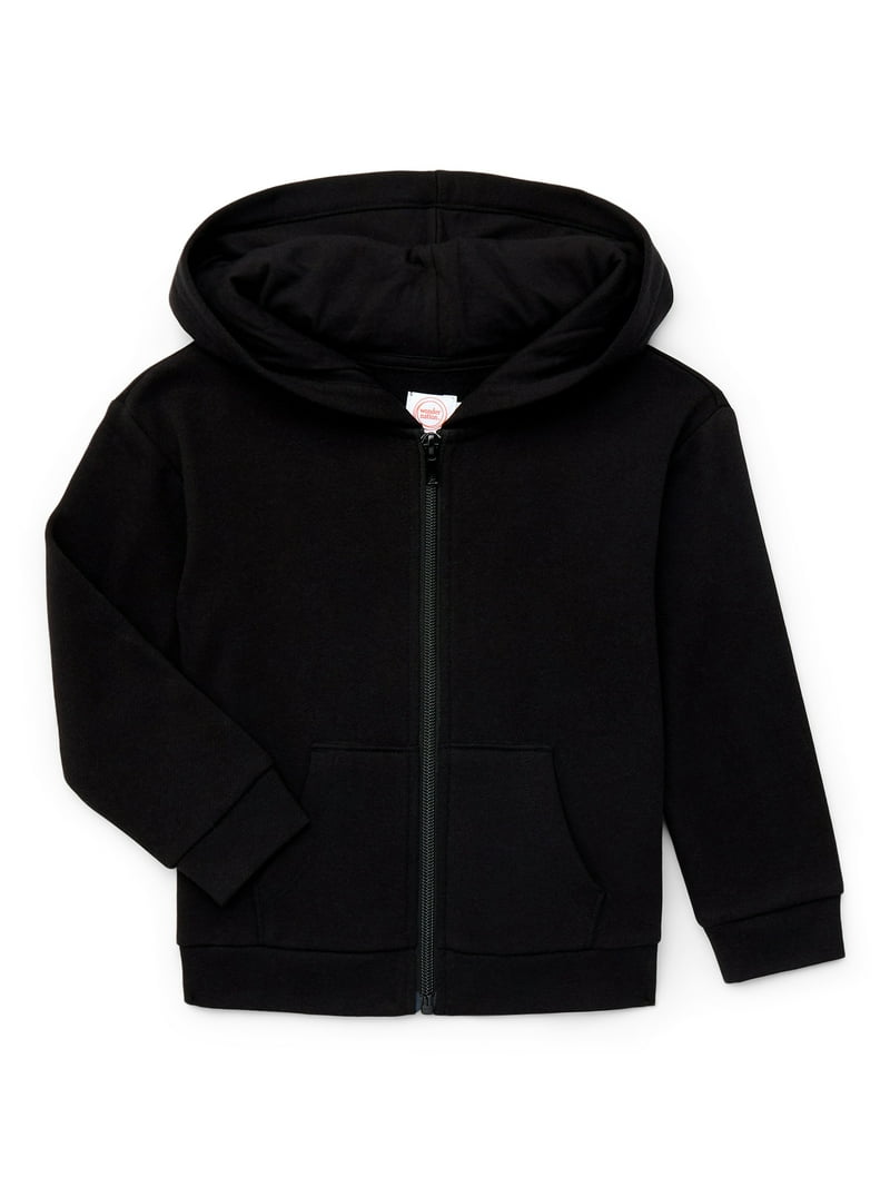 Wonder Nation Toddler Full Zip Hoodie, Sizes 12M-5T - Walmart.com