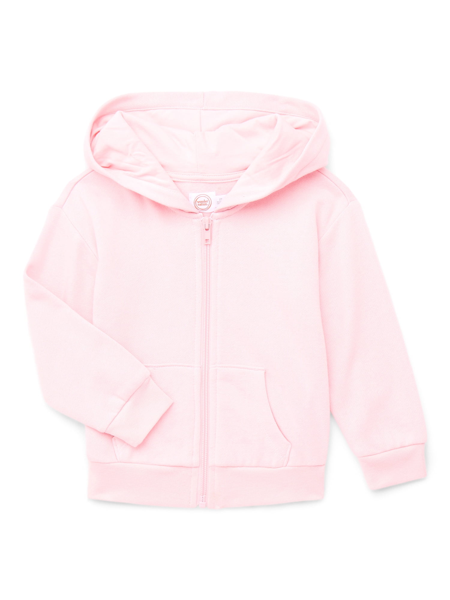 Wonder Nation Toddler Full Zip Hoodie, Sizes 12M-5T