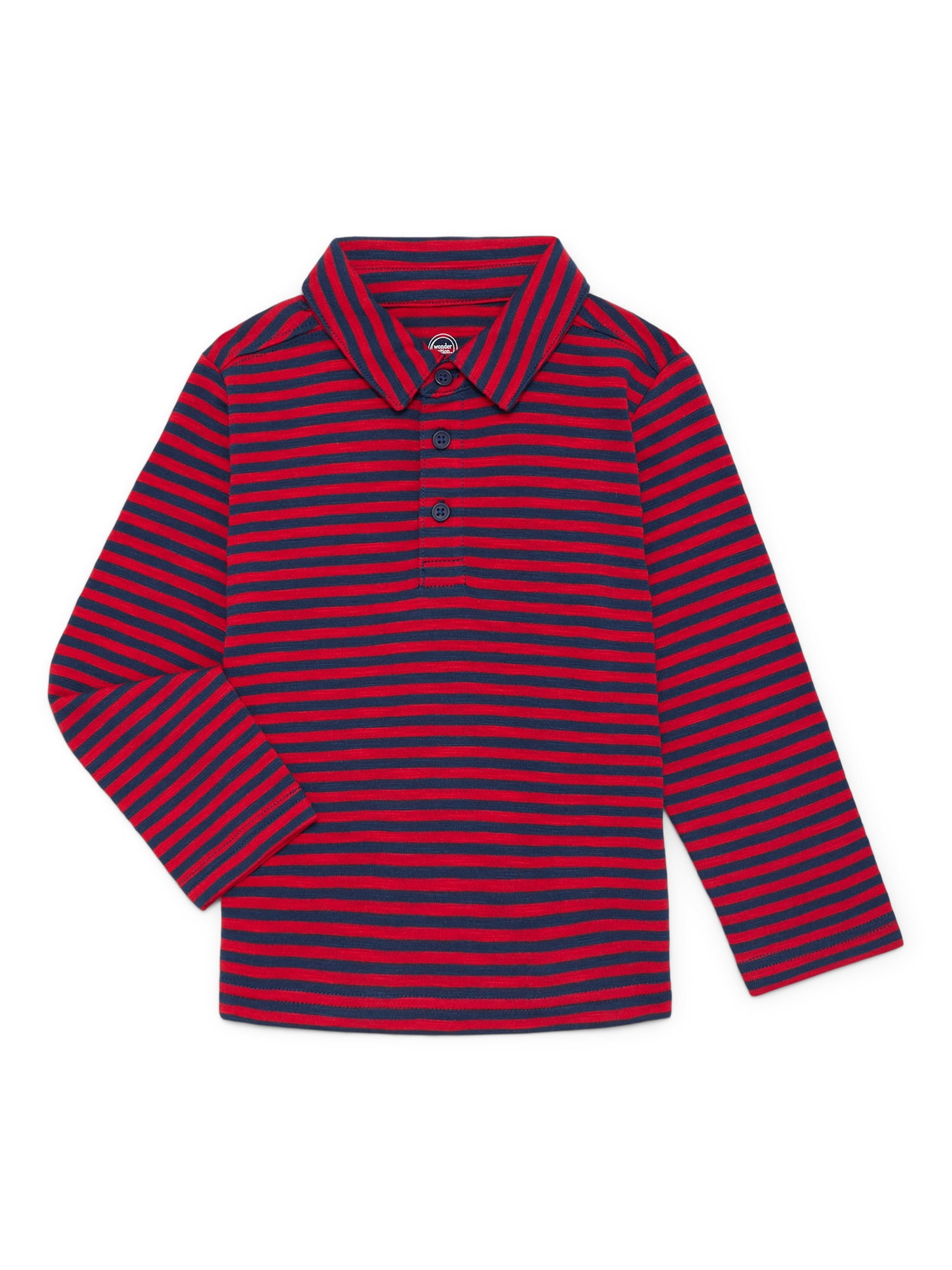 Wonder Nation Toddler Boy Henley Top, Sizes 12M-5T