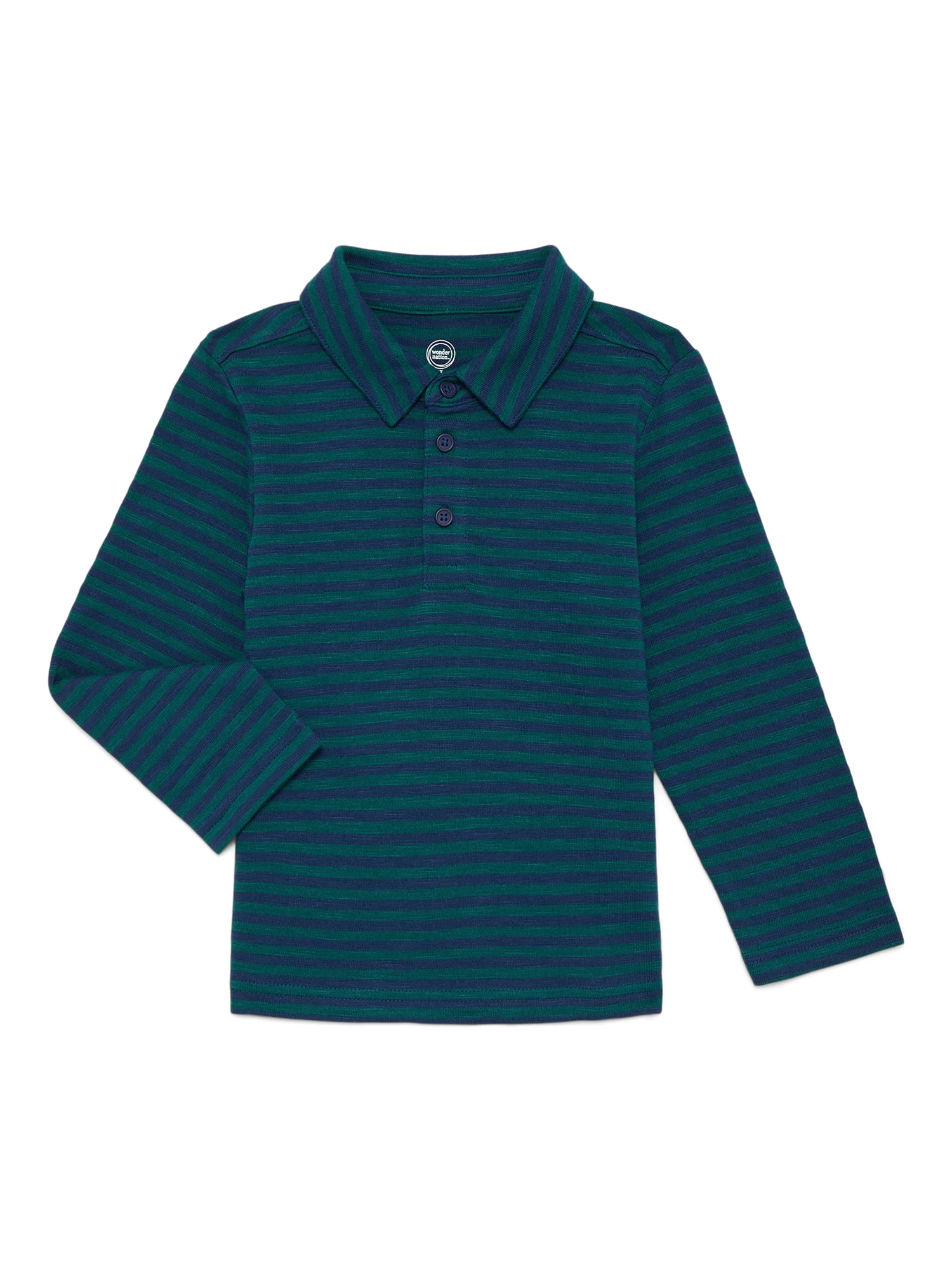 Wonder Nation Toddler Boy Henley Top, Sizes 12M-5T