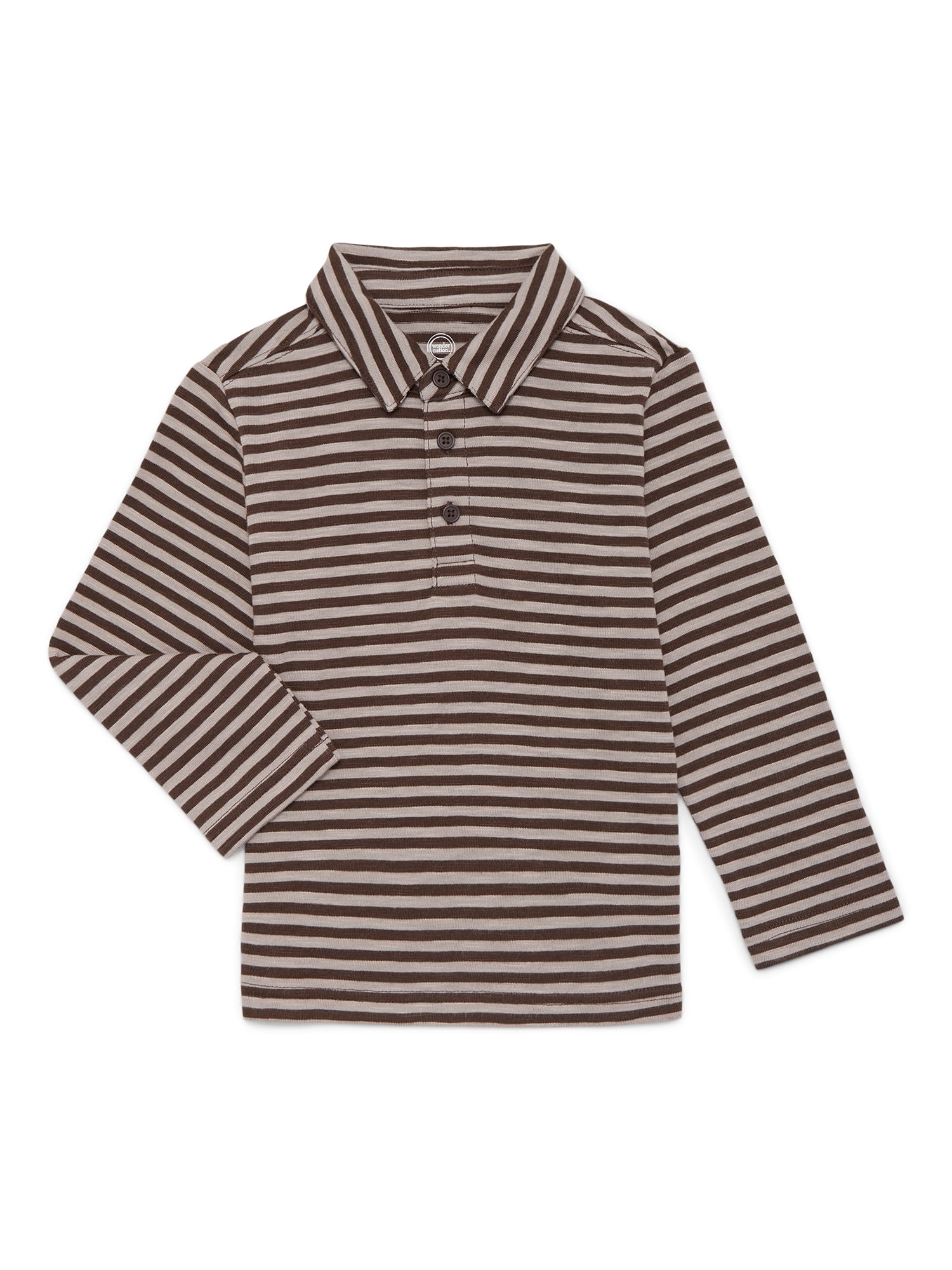 Wonder Nation Toddler Boy Henley Top, Sizes 12M-5T