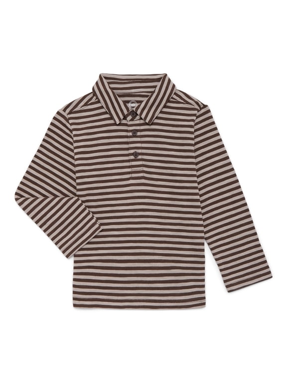 Wonder Nation Toddler Boy Henley Top, Sizes 12M-5T