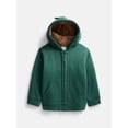 thumbnail image 1 of Wonder Nation Toddler Fleece- Lined Zip Hoodie, Sizes 12M-5T, 1 of 3