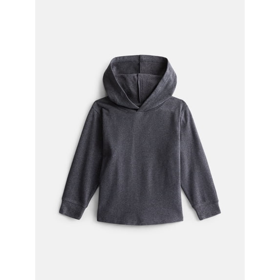 Wonder Nation Toddler Boys Cozy Hoodie with Long Sleeves, Sizes 12M-5T