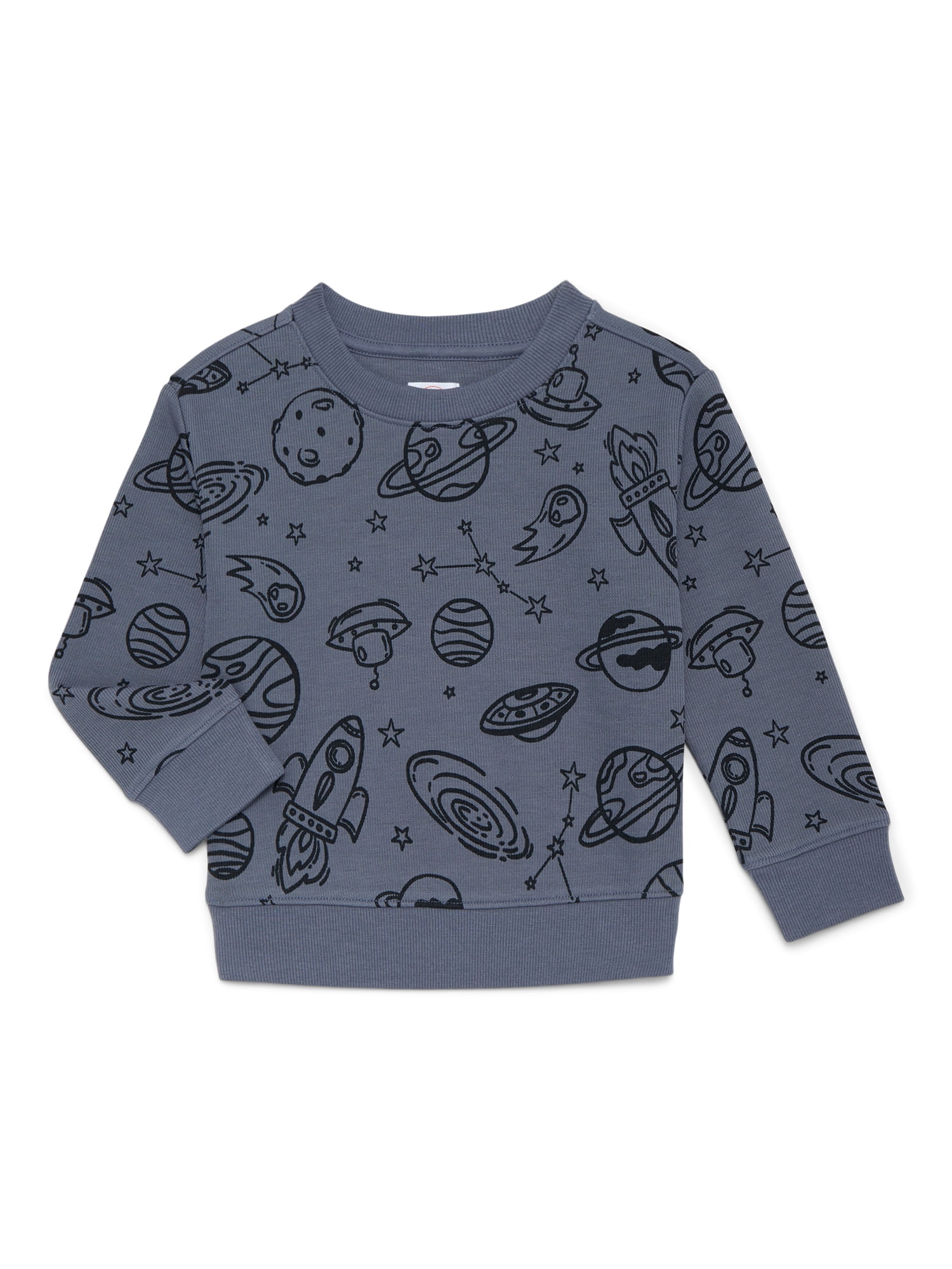 Wonder Nation Toddler Boy Long Sleeve Cozy Top, Sizes 12M-5T