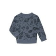 thumbnail image 1 of Wonder Nation Toddler Boy Long Sleeve Cozy Top, Sizes 12M-5T, 1 of 3