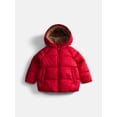 thumbnail image 1 of Wonder Nation Toddler Boys Heavyweight Puffer Jacket, Sizes 12M-5T, 1 of 3