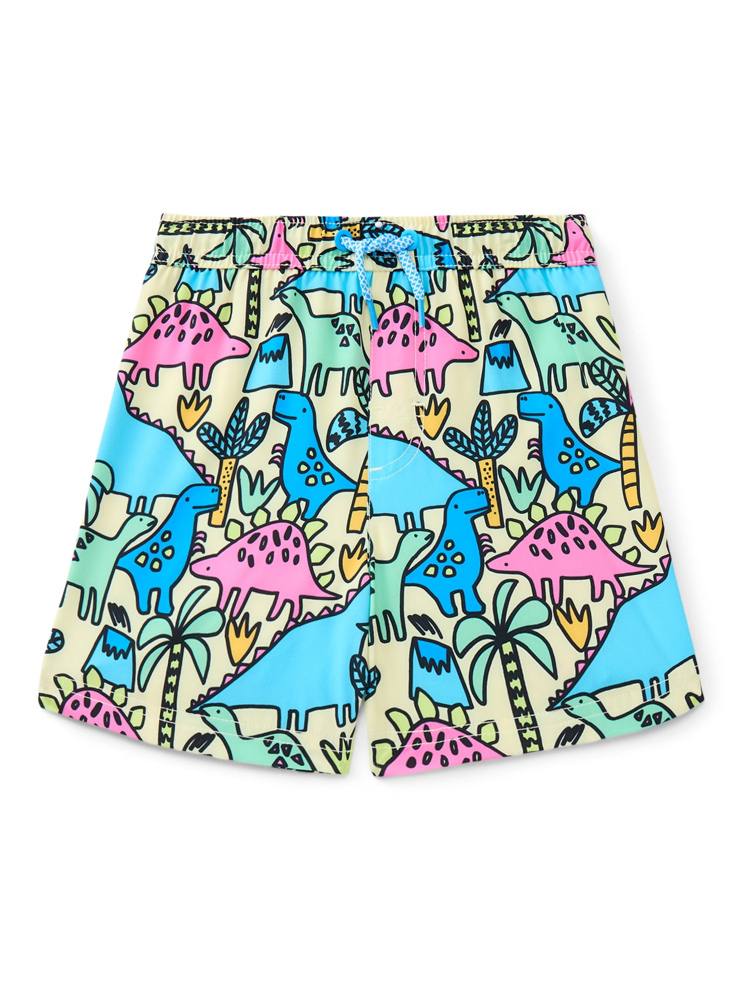 Wonder Nation Baby and Toddler Quick- Dry Swim Trunk, Sizes 12M-5T