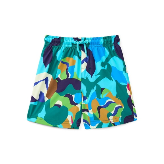 Wonder Nation Baby and Toddler Quick- Dry Swim Trunk, Sizes 12M-5T