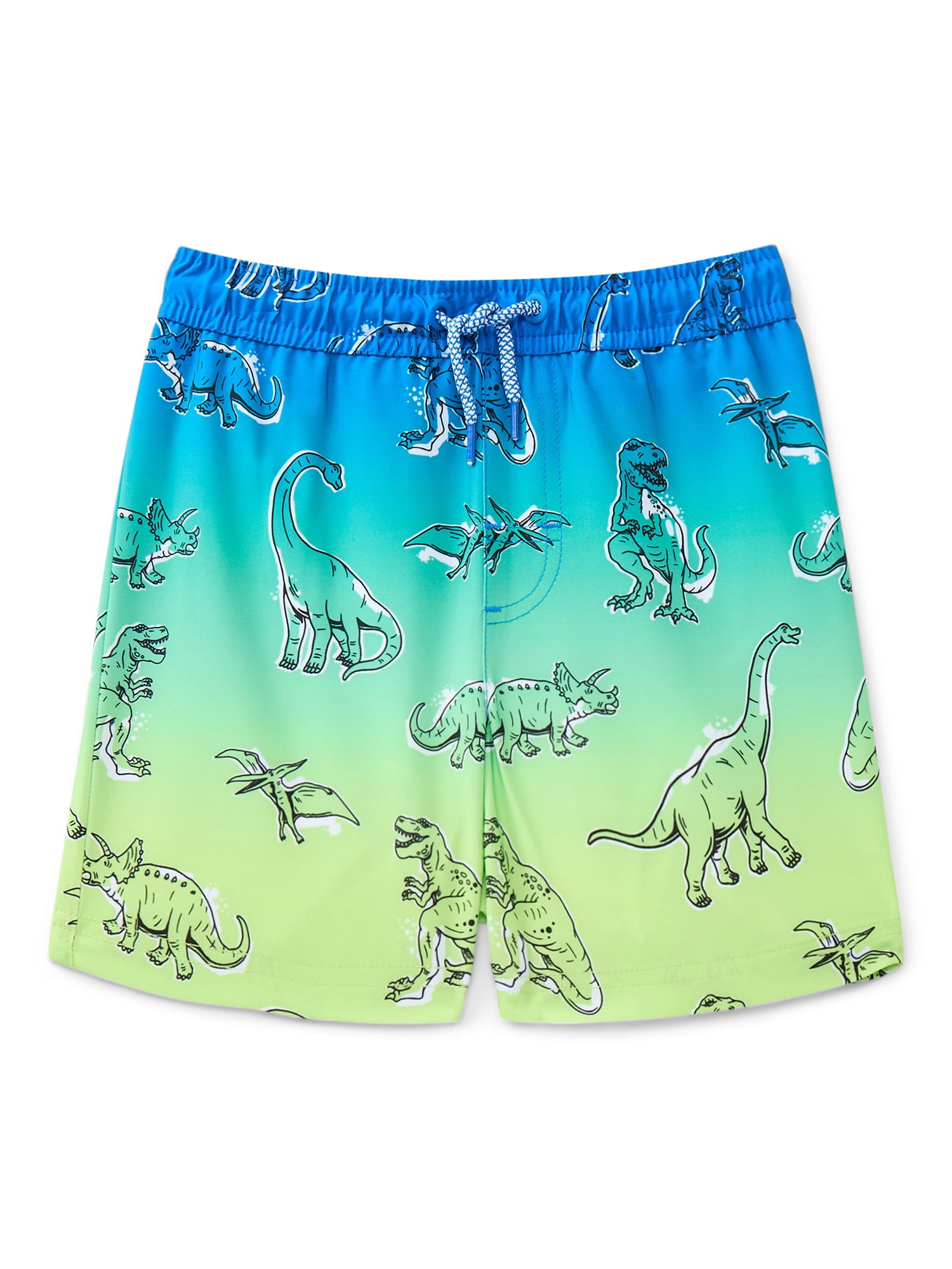Wonder Nation Baby and Toddler Quick- Dry Swim Trunk, Sizes 12M-5T