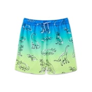 Wonder Nation Baby and Toddler Quick- Dry Swim Trunk, Sizes 12M-5T
