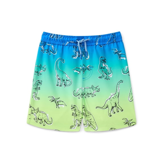 Wonder Nation Baby and Toddler Quick- Dry Swim Trunk, Sizes 12M-5T