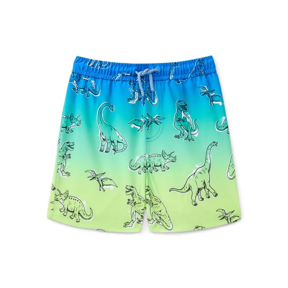 Wonder Nation Baby and Toddler Quick- Dry Swim Trunk, Sizes 12M-5T