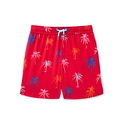 Wonder Nation Baby and Toddler Quick- Dry Swim Trunk, Sizes 12M-5T