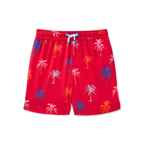 Wonder Nation Baby and Toddler Quick- Dry Swim Trunk, Sizes 12M-5T