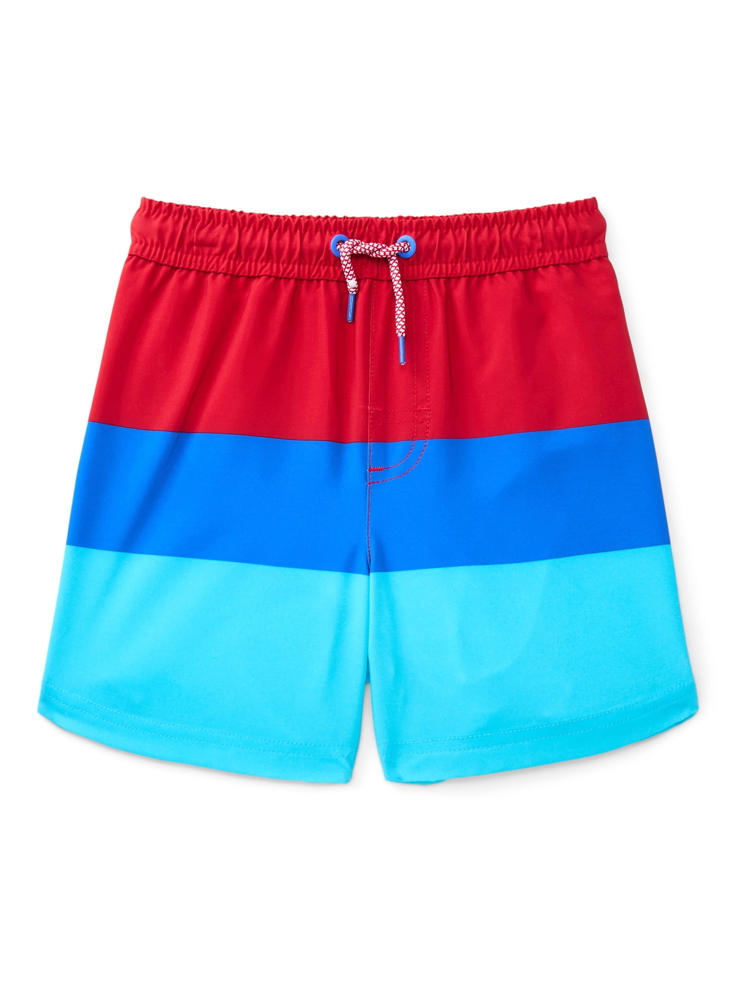 Wonder Nation Baby and Toddler Quick- Dry Swim Trunk, Sizes 12M-5T