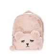 thumbnail image 1 of Wonder Nation Girls Faux Fur Bear Mini Backpack, Ivory, 1 of 5