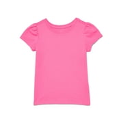 Wonder Nation Toddler Girls Tee with Short Sleeves, Sizes 18M-5T