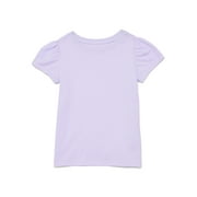 Wonder Nation Toddler Girls Short Sleeve Tee, Sizes 18M-5T