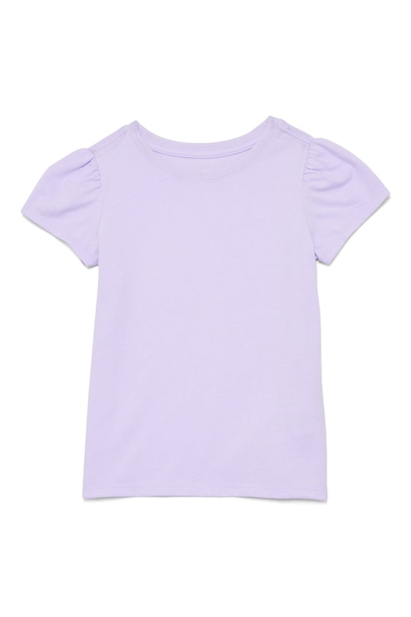 Toddler Girls Tee with Short Sleeves, Sizes 18M-5T