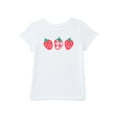 thumbnail image 1 of Wonder Nation Toddler Girls Tee with Short Sleeves, Sizes 18M-5T, 1 of 3
