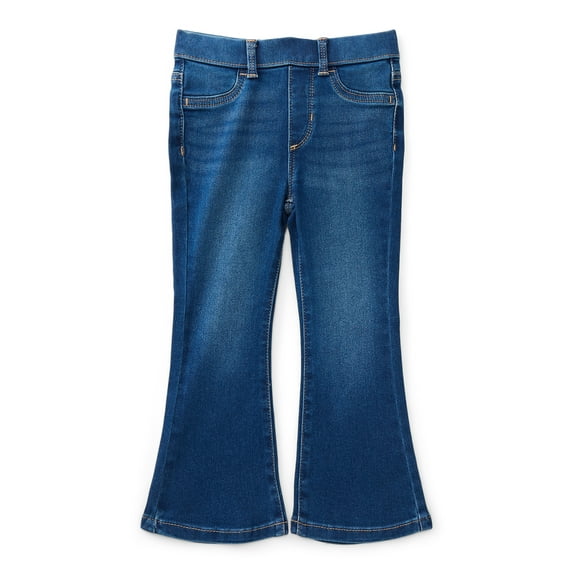 Wonder Nation Baby and Toddler Girls Flare Jegging Jeans, Sizes 12M-5T