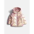 thumbnail image 1 of Wonder Nation Toddler Girl Heavyweight Puffer Jacket, Sizes 12M- 5T, 1 of 3