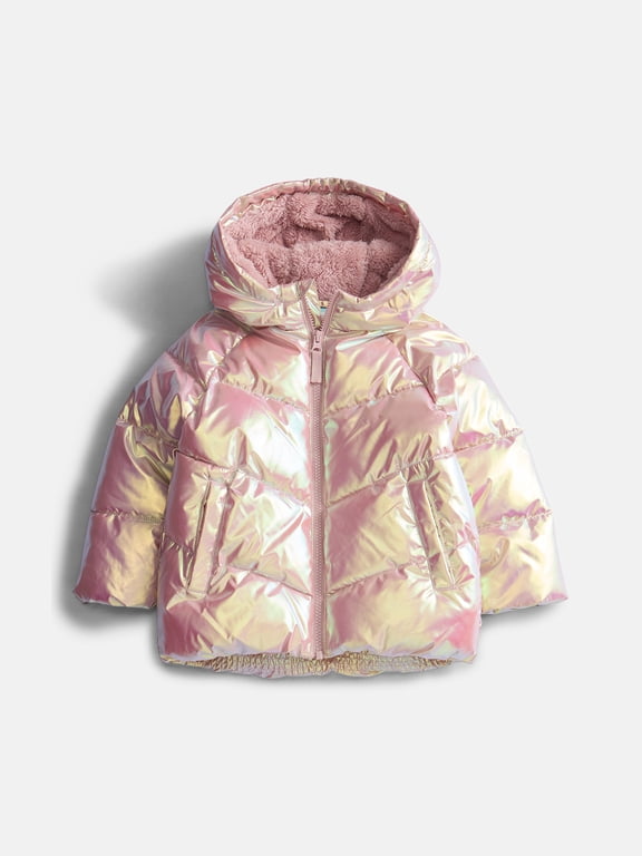 Toddler Girl Heavyweight Puffer Jacket, Sizes 12M- 5T