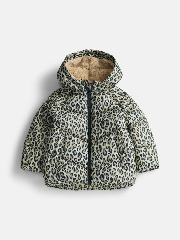 Toddler Girl Heavyweight Puffer Jacket, Sizes 12M- 5T
