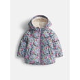 thumbnail image 1 of Wonder Nation Toddler Girl Heavyweight Puffer Jacket, Sizes 12M- 5T, 1 of 3
