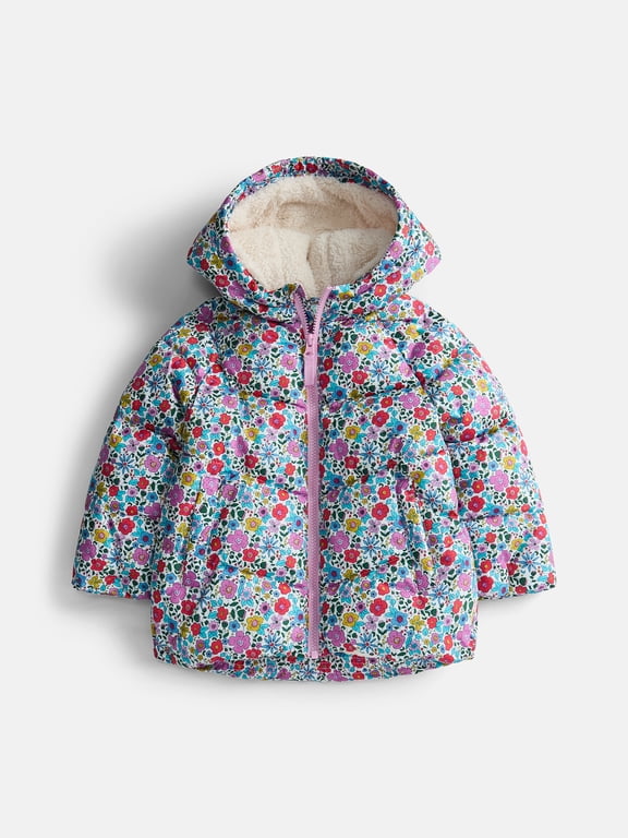 Toddler Girl Heavyweight Puffer Jacket, Sizes 12M- 5T