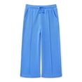 thumbnail image 1 of Wonder Nation Toddler Girls Fleece Wide Leg Pants, Sizes 12M-5T, 1 of 3