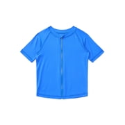 Wonder Nation Baby and Toddler Boy Short-Sleeve Rash Guard, Sizes 12M-5T