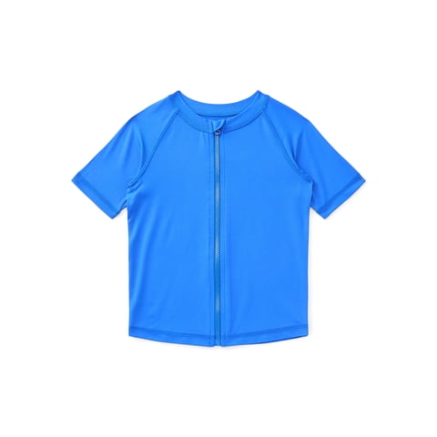 Wonder Nation Baby and Toddler Boy Short-Sleeve Rash Guard, Sizes 12M-5T