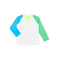 thumbnail image 1 of Wonder Nation Toddler Long- Sleeve Rash Guard, Sizes 12M-5T, 1 of 3