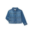 thumbnail image 1 of Wonder Nation Girls Denim Trend Jacket, Sizes 4-18 & Plus, 1 of 3