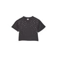 thumbnail image 1 of Wonder Nation Girls Embellished Trend Tee with Short Sleeves, Sizes 4-18, 1 of 3