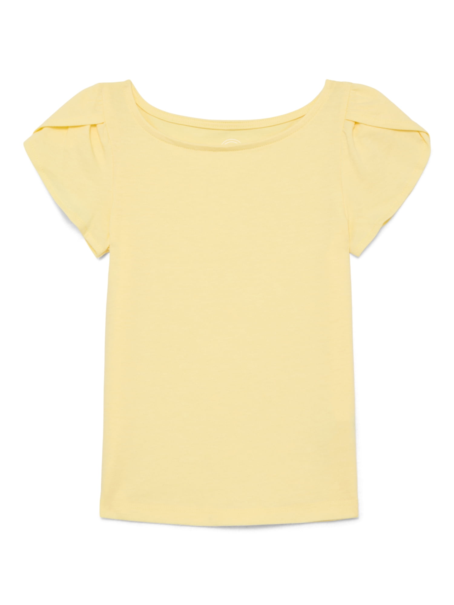 Wonder Nation Girls Tulip Sleeve Top, Sizes 4-18 & Plus
