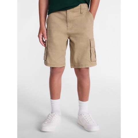 Boys Twill Cargo Shorts, Sizes 4-18