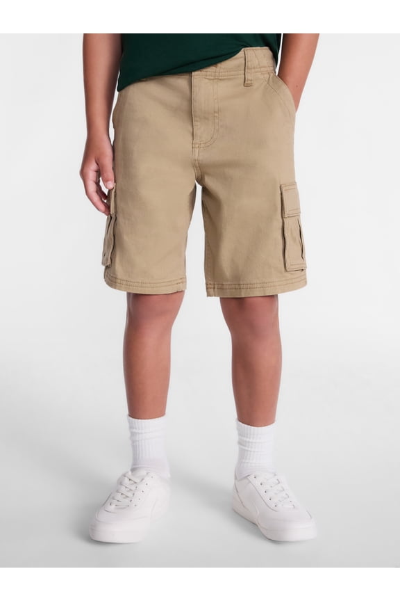 Boys Twill Cargo Shorts, Sizes 4-18