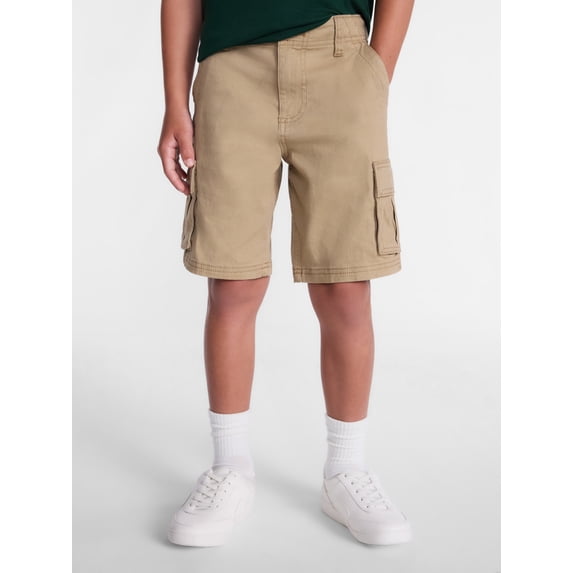 Wonder Nation Boys Twill Cargo Shorts, Sizes 4-18