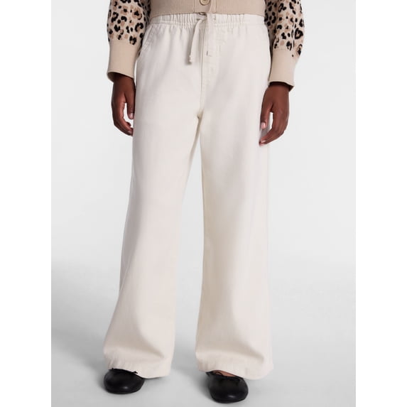 Wonder Nation Girls Twill Pants, Sizes 4-18 & Plus