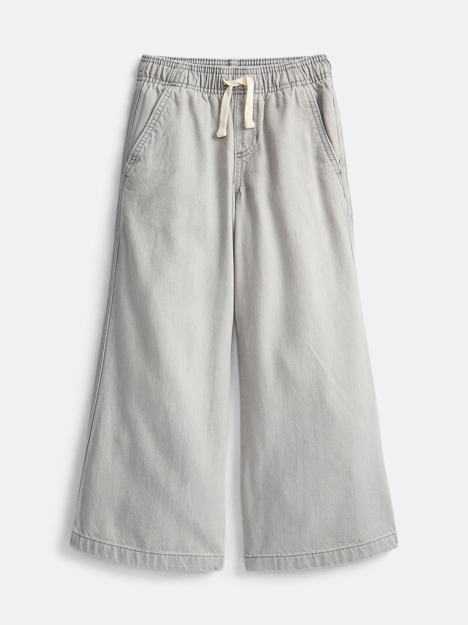 Wonder Nation Girls Twill Wide Leg Pant, Sizes 4-18 & Plus