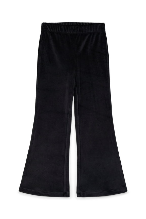 Girls Velour Flare Pants, Sizes 4-18 & Plus